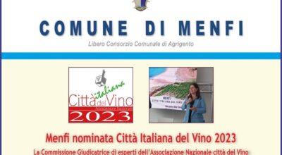 Menfi nominata Città Italiana del Vino 2023