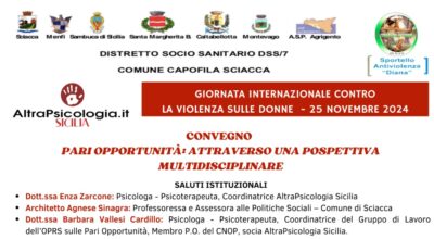 Convegno pari opportunità attraverso una prospettiva multidisciplinare.